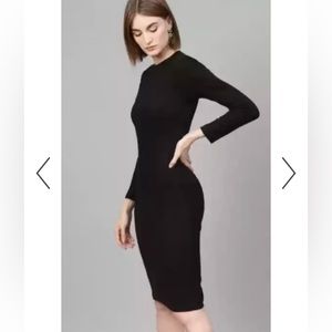 Bar III essential black dress